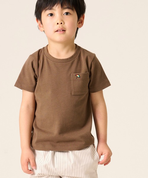 Arnold Palmer（アーノルドパーマー）の「AP クラシック 半袖 Tシャツ（Tシャツ/カットソー・キッズ・ホワイト/ピンク/ブラウン/ブルー/ブラック/サックスブルー/イエロー/オレンジ・105cm/115cm/125cm/135cm/145cm/95cm）」の3枚目の写真
