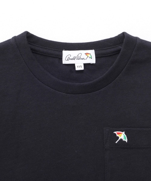 Arnold Palmer（アーノルドパーマー）の「AP クラシック 半袖 Tシャツ（Tシャツ/カットソー・キッズ・ホワイト/ピンク/ブラウン/ブルー/ブラック/サックスブルー/イエロー/オレンジ・105cm/115cm/125cm/135cm/145cm/95cm）」の16枚目の写真
