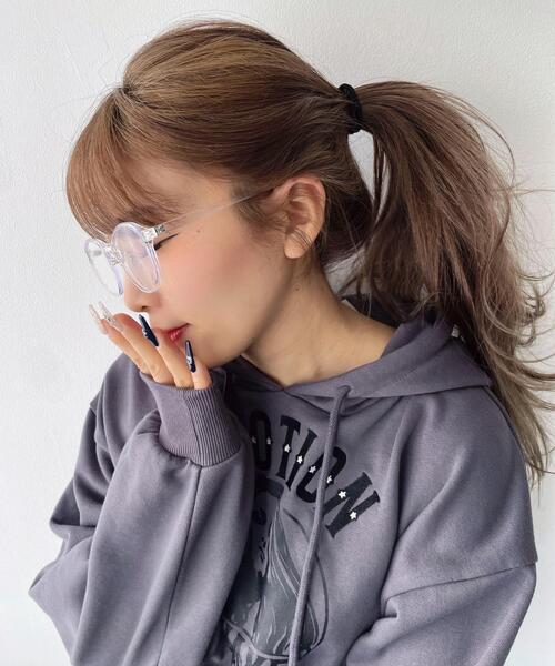 WEGO(ウィゴー)の「WEGO/ボストンフレームアイウェア(サングラス・レディース・その他1/その他2/ブラック・FREE)」の11枚目の写真