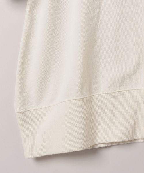 JEANASIS(ジーナシス)の「サスティナブルヴィンテージミニウラケ SS/450240(Tシャツ/カットソー・レディース・ブラック/オフホワイト/グレー/ネイビー系/パープル・MEDIUM/LARGE)」の10枚目の写真