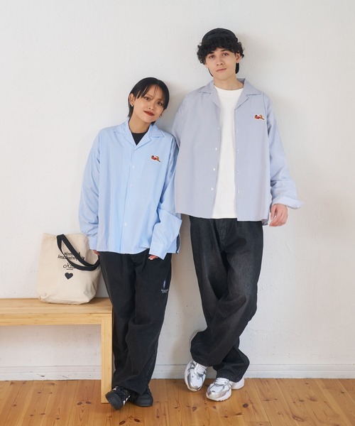 catpunch stripe shirts / キャットパンチストライプシャツ