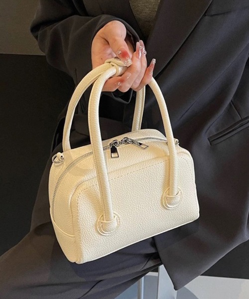 セール】スクエア型 ミニボストン ショルダーバッグ（ショルダーバッグ