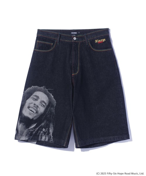 さ*ぼ様 XLARGE ALIENS DENIM SHORTS ブラック 32イ XLARGE（エクストララージ）の「ALIENS DENIM SHORTS（デニム