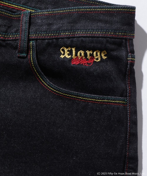 XLARGE×BOB MARLEY DENIM SHORTS（デニムパンツ）｜XLARGE