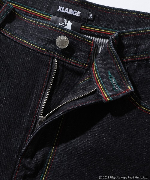 XLARGE×BOB MARLEY DENIM SHORTS BLACK/ XLARGE×BOB MARLEY DENIM SHORTS – calif（カリフ）公式サイト