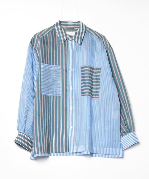 TAUPE(トープ)の「TAUPE/トープ/STRIPE LOOSE SHIRTS(Tシャツ/カットソー・メンズ・その他18/ブラック・2/1)」の9枚目の写真