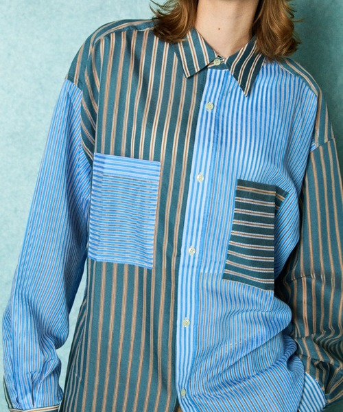 TAUPE(トープ)の「TAUPE/トープ/STRIPE LOOSE SHIRTS(Tシャツ/カットソー・メンズ・その他18/ブラック・2/1)」の12枚目の写真