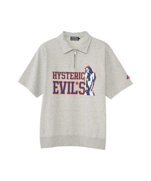 HYSTERIC GLAMOUR トレーナー スウェット EVIL'S 衿付き