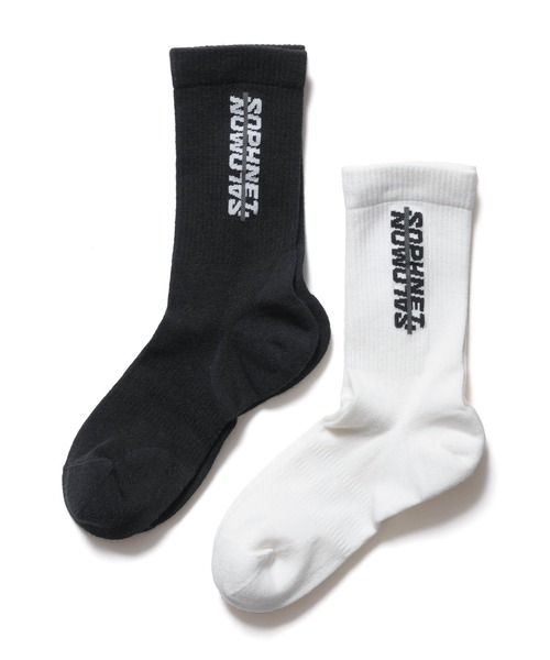 SOPHNET.（ソフネット）の「SALOMON SUNDAY SMART CREW（ソックス/靴下・メンズ・ブラック/ホワイト・SMALL/MEDIUM/LARGE）」の4枚目の写真