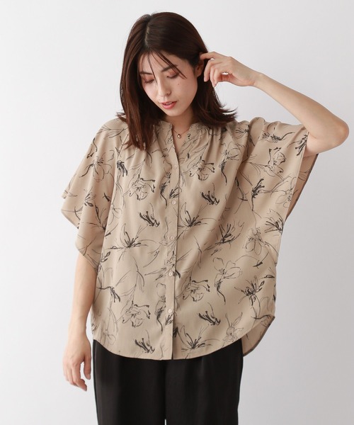 FOUND GOOD（ファウンドグッド）の「コタットスキッパーBL/SS（シャツ/ブラウス・レディース・ベージュ/ブルー系/ネイビー/ブルー系5/アイボリー/ブラック・L/S/M）」の9枚目の写真