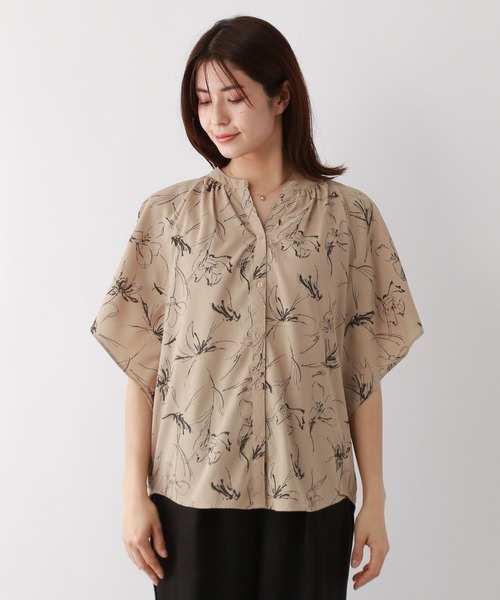 FOUND GOOD（ファウンドグッド）の「コタットスキッパーBL/SS（シャツ/ブラウス・レディース・ベージュ/ブルー系/ネイビー/ブルー系5/アイボリー/ブラック・L/S/M）」の10枚目の写真