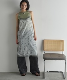 THE YOn | フラワーシフォンレースキャミチュニック(ワンピース)