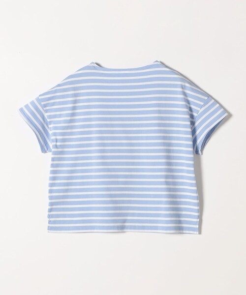 ORCIVAL(オーシバル)の「ORCIVAL:〈手洗い可能〉マリンボーダー ボックス ショートスリーブ TEE(Tシャツ/カットソー・レディース・イエロー/ラベンダー/ブルー・ONE SIZE)」の4枚目の写真