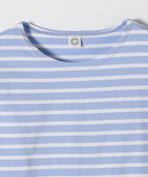 ORCIVAL(オーシバル)の「ORCIVAL:〈手洗い可能〉マリンボーダー ボックス ショートスリーブ TEE(Tシャツ/カットソー・レディース・イエロー/ラベンダー/ブルー・ONE SIZE)」の5枚目の写真