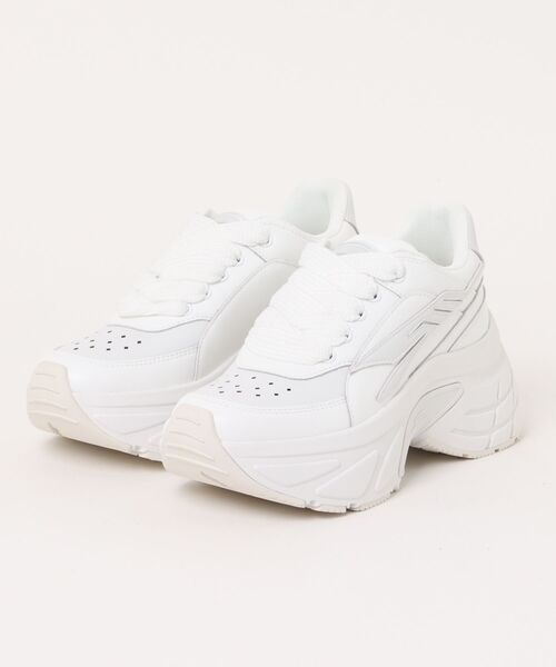 STEVE MADDEN(スティーブマデン)の「厚底ボリュームソールスニーカー/S.MADDEN BIONIC 2-VS(スニーカー・レディース・ホワイト/ブラック・22.5cm/23.5cm/24.5cm/23.0cm/24.0cm/23.5-24)」の6枚目の写真