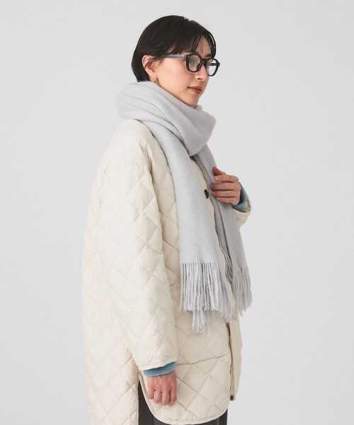 Ray BEAMS（レイビームス）の「無地 カラー ロング マフラー（マフラー・レディース・ライトグレー/ブラック/オフホワイト/ミント/レッド系その他・ONE SIZE）」の15枚目の写真