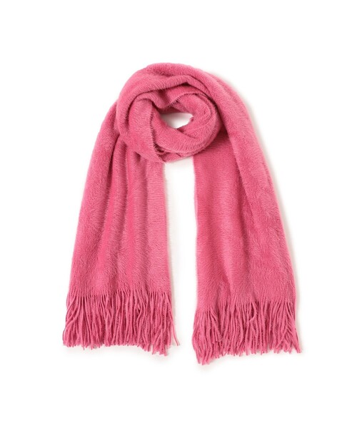 Ray BEAMS（レイビームス）の「無地 カラー ロング マフラー（マフラー・レディース・ライトグレー/ブラック/オフホワイト/ミント/レッド系その他・ONE SIZE）」の7枚目の写真