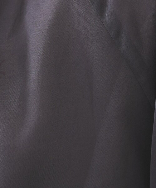 UNTITLED（アンタイトル）の「【トレンド/洗える/軽い】シアーブルゾン（ブルゾン・レディース・ダークブラウン/チャコールグレー/ライトベージュ・00/01/02/03/04/44/48/50）」の11枚目の写真