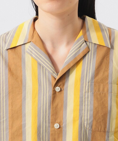 BEAMS BOY（ビームスボーイ）の「マルチストライプ ノースリーブ（シャツ/ブラウス・レディース・ベージュ/ネイビー・ONE SIZE）」の16枚目の写真