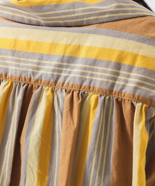 BEAMS BOY（ビームスボーイ）の「マルチストライプ ノースリーブ（シャツ/ブラウス・レディース・ベージュ/ネイビー・ONE SIZE）」の20枚目の写真