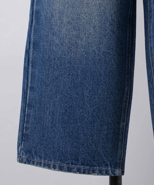セール】wide curve denim pants / ワイドカーブデニムパンツ（デニム
