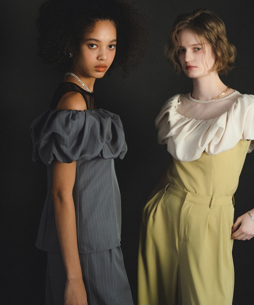 et.UNiVER（エトユニベール）の「Baloom-like pantsdress（パンツドレス・レディース・イエロー/グレー/ブラック・SMALL/MEDIUM/LARGE）」の14枚目の写真