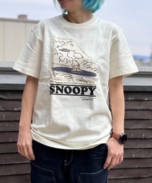 SNOOPY×OLD BETTY'S | スヌーピー【SNOOPY】organic cotton T-shirts(SURFIN)(Tシャツ/カットソー)