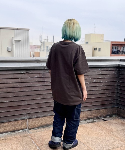 SNOOPY×OLD BETTY'S(スヌーピーカケルオールドベティーズ)の「スヌーピー【SNOOPY】organic cotton T-shirts(SURFIN)(Tシャツ/カットソー・レディース・ダークネイビー/ブラック/オフホワイト/ベージュ系その他・M/XL/L)」の10枚目の写真
