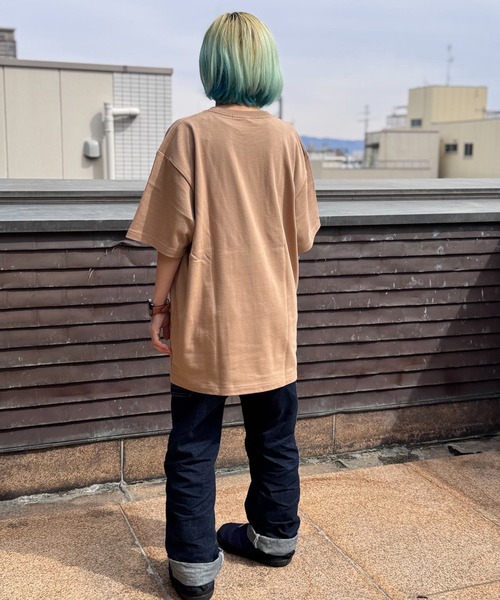 SNOOPY×OLD BETTY'S(スヌーピーカケルオールドベティーズ)の「スヌーピー【SNOOPY】organic cotton T-shirts(SURFIN)(Tシャツ/カットソー・レディース・ダークネイビー/ブラック/オフホワイト/ベージュ系その他・M/XL/L)」の13枚目の写真