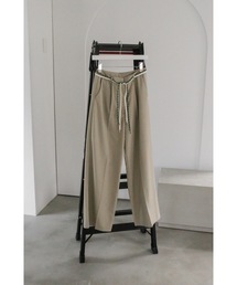 W cord straight slacks