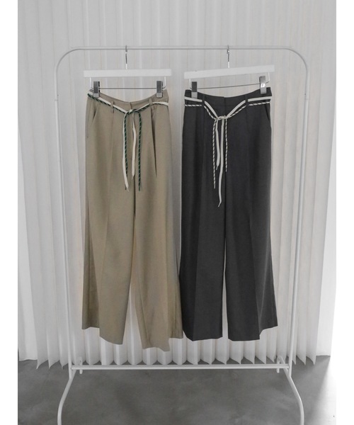 Katrin TOKYO（カトリーントーキョー）の「W cord straight slacks（スラックス・レディース・グレー/ベージュ・XS/S/M/S-Short）」の7枚目の写真