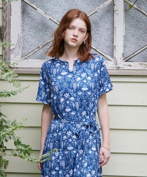 最低 美品◇LAURA ASHLEY ローラ アシュレイ 花柄 フラワープリント