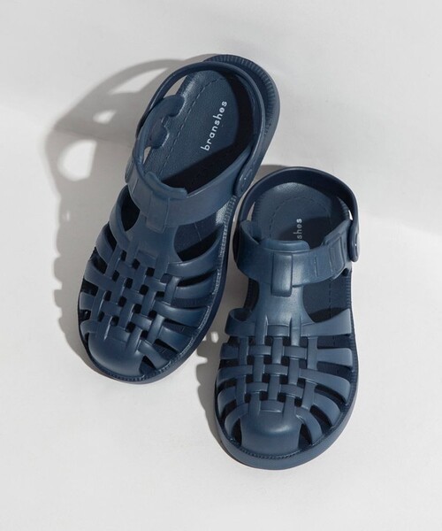BRANSHES(ブランシェス)の「EVAメッシュサンダル(サンダル・キッズ・アイボリー/ブラウン/ネイビー・18.0cm/19.0cm/15.0cm/14.0cm/17.0cm/16.0cm)」の1枚目の写真