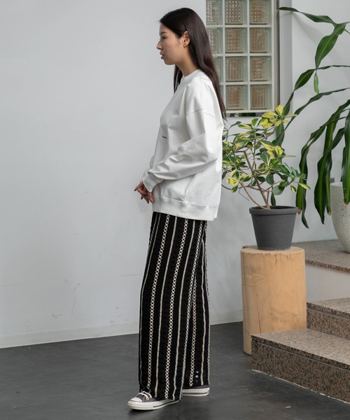 AMERICAN RAG CIE(アメリカンラグシー)の「ラメレースパンツ(その他パンツ・レディース・オフホワイト/ブラック・FREE)」の13枚目の写真