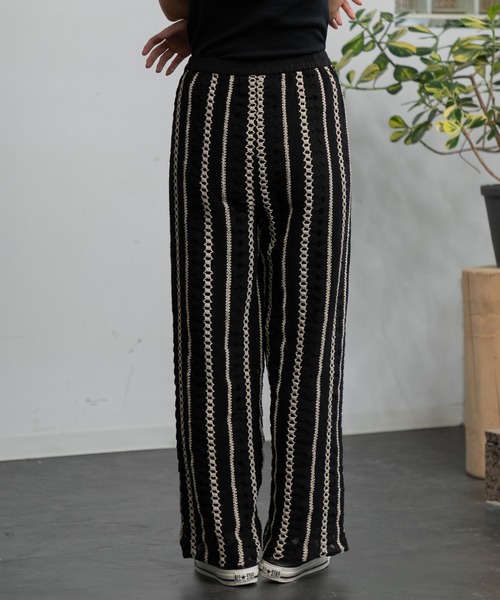 AMERICAN RAG CIE(アメリカンラグシー)の「ラメレースパンツ(その他パンツ・レディース・オフホワイト/ブラック・FREE)」の20枚目の写真