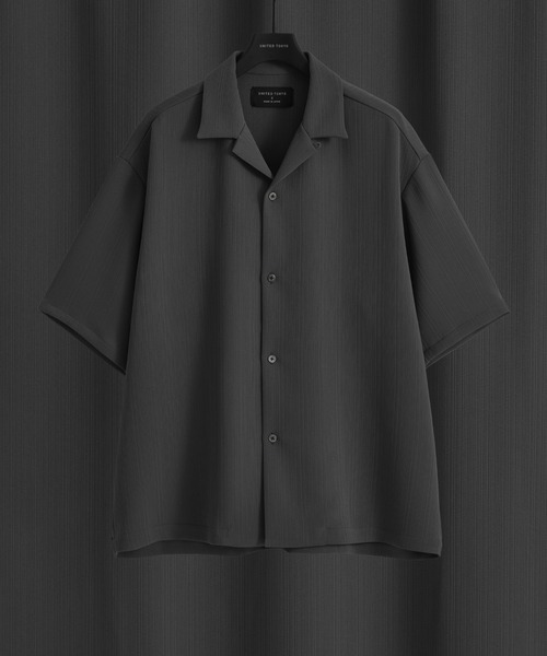 セール】COLD DRY PLEATS オープンカラーシャツ（シャツ/ブラウス