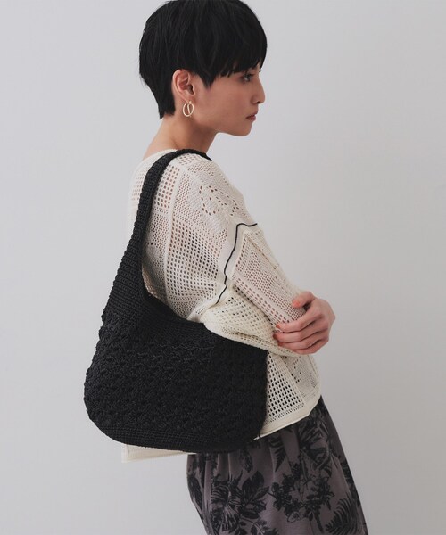 SALE【kishidamiki】ワンショルダー　メッシュbijou top ショルダーバッグ 現場 コンサート ライブ 観劇 劇場 推し活