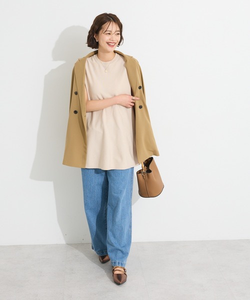 CRAFT STANDARD BOUTIQUE（クラフトスタンダードブティック）の「洗える/UVカット/毛玉軽減 ファンクショナルニットノースリーブフレアプルオーバー◆（ニット/セーター・レディース・ブラウン/パープル/ブラック/ライトベージュ・FREE）」の19枚目の写真