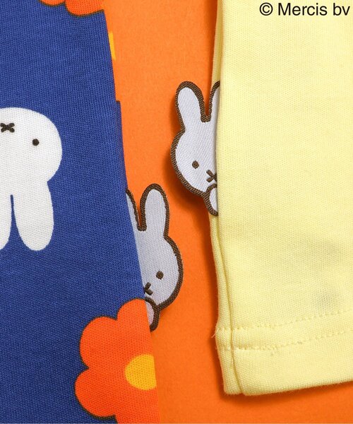Miffy（ ミッフィー）の「【リンク】Dick Bruna バラエティTシャツ（Tシャツ/カットソー・キッズ・ブルー/オフホワイト/レインボー/イエロー・80/90/100/110/120/130）」の6枚目の写真