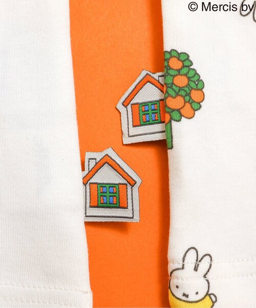 Miffy（ ミッフィー）の「【リンク】Dick Bruna バラエティTシャツ（Tシャツ/カットソー・キッズ・ブルー/オフホワイト/レインボー/イエロー・80/90/100/110/120/130）」の7枚目の写真
