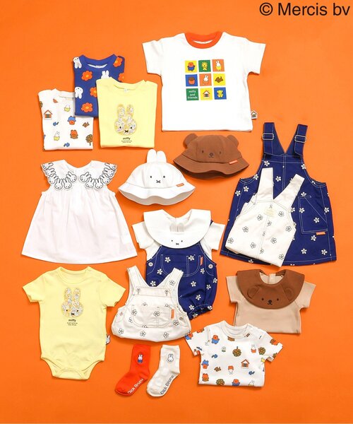 Miffy（ ミッフィー）の「【リンク】Dick Bruna バラエティTシャツ（Tシャツ/カットソー・キッズ・ブルー/オフホワイト/レインボー/イエロー・80/90/100/110/120/130）」の11枚目の写真