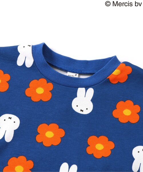 Miffy（ ミッフィー）の「【リンク】Dick Bruna バラエティTシャツ（Tシャツ/カットソー・キッズ・ブルー/オフホワイト/レインボー/イエロー・80/90/100/110/120/130）」の17枚目の写真