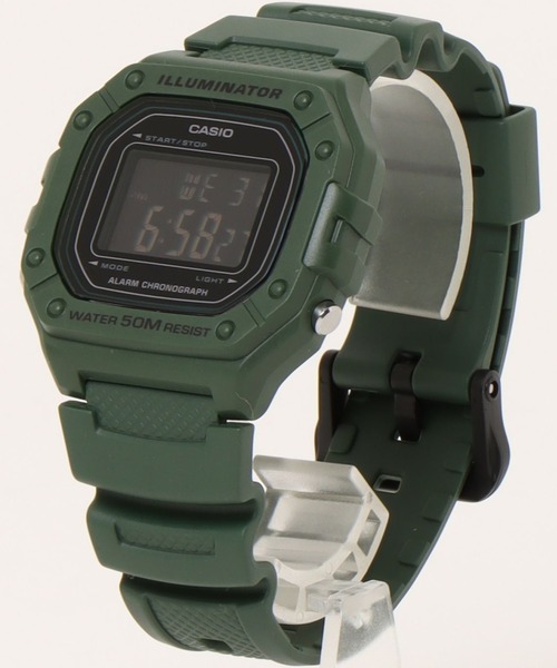 CASIO カシオ/ デジタル 樹脂ベルト 日常生活防水 腕時計 //// W