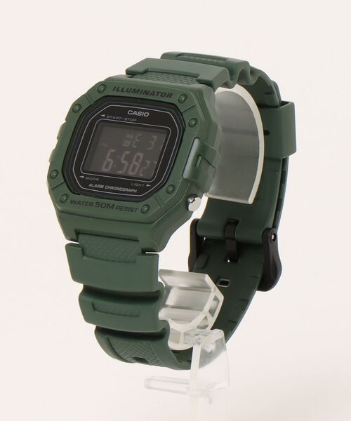 CASIO(カシオ)の「CASIO カシオ/ スクエア デジタル腕時計 5気圧防水 腕時計 LEDバックライト メンズ レディース //// Wシリーズ(デジタル腕時計・メンズ・ブラック×シルバー/ブラック×ゴールド/グリーン/グレー/ホワイト/ブラック/ブルー/ピンクベージュ/ピンク/ブラック×カーキ/ブラック×ブラック/ネイビー/カモフラージュ・FREE)」の21枚目の写真