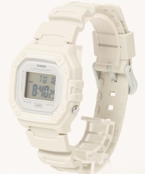 CASIO(カシオ)の「CASIO カシオ/ スクエア デジタル腕時計 5気圧防水 腕時計 LEDバックライト メンズ レディース //// Wシリーズ(デジタル腕時計・メンズ・ブラック×シルバー/ブラック×ゴールド/グリーン/グレー/ホワイト/ブラック/ブルー/ピンクベージュ/ピンク/ブラック×カーキ/ブラック×ブラック/ネイビー/カモフラージュ・FREE)」の19枚目の写真