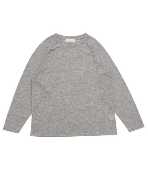 select MOCA(セレクトモカ)の「シアーラグランロングスリーブTシャツ(Tシャツ/カットソー・レディース・ボルドー/ブラック/グレー/オフホワイト/ネイビー/カーキ・FREE)」の16枚目の写真