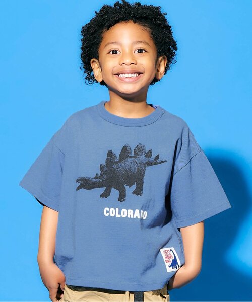 タイブランド　flynow III アートプリント 半袖Tシャツ セール】【ジュニア対応】DINO 3柄プリント半袖Tシャツ（Tシャツ