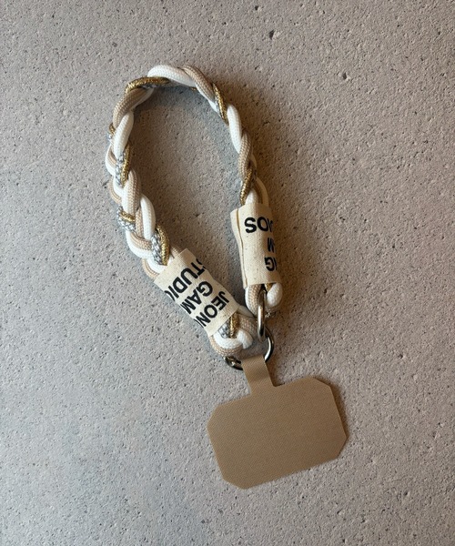 lit.Cy（リットシー）の「ブレイド カラーミックスコード ショート スマホストラップ（スマホグッズ・レディース・レッド系その他/グリーン/ベージュ/オレンジ/レッド・FREE）」の7枚目の写真