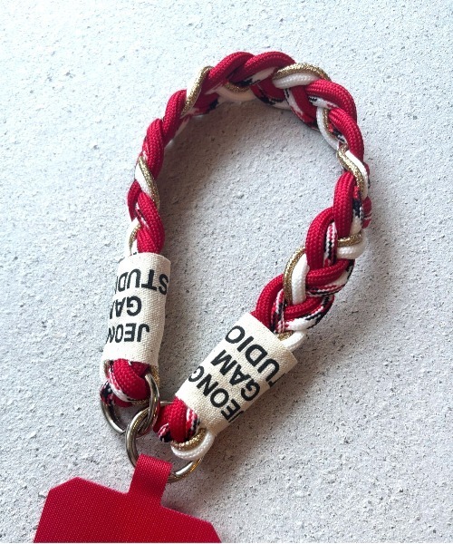 lit.Cy（リットシー）の「ブレイド カラーミックスコード ショート スマホストラップ（スマホグッズ・レディース・レッド系その他/グリーン/ベージュ/オレンジ/レッド・FREE）」の12枚目の写真