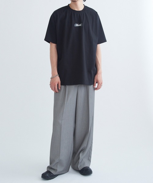 NANGA(ナンガ)の「【NANGA】ECO HYBRID MT LOGO TEE(Tシャツ/カットソー・メンズ・グレー/ブラック/ホワイト・S/M/L/XL)」の8枚目の写真